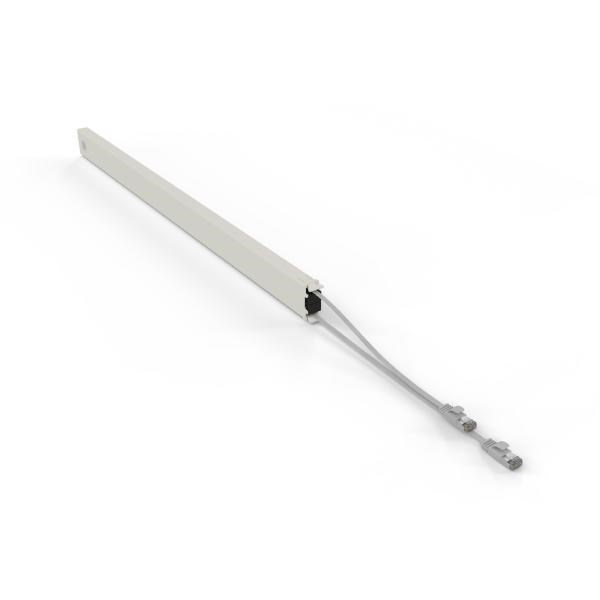 Patchbox.One 46Ru STP Grey Cat6A Cable Management Cassette, To Be Installed In Patchbox.One Frame (Poneframe)