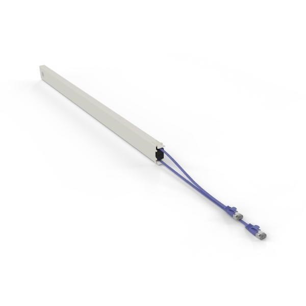 Patchbox.One 46Ru STP Violet Cat6A Cable Management Cassette, To Be Installed In Patchbox.One Frame (Poneframe)