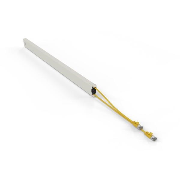 Patchbox.One 46Ru STP Yellow Cat6A Cable Management Cassette, To Be Installed In Patchbox.One Frame (Poneframe)