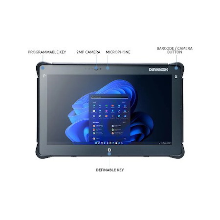 Durabook R11, 11.6' SR 1000 Nit, Intel® Core™ i5-1235U,Windows 11, 16GB Ram, 256GB PCIe SSD,Wi-Fi 6E, Bluetooth V5.3, 2MP Front Camera,3 Year Warranty
