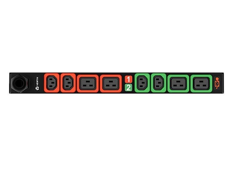 Vertiv Geist Basic Rack PDU - (4) C13 (4) C19| 32A| 230V| 2P+E (IP+44)