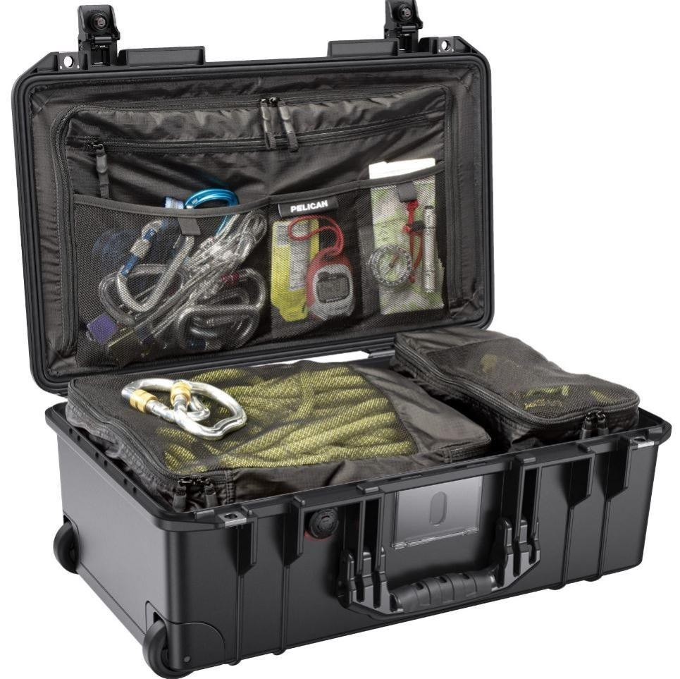 Pelican Stop Rummaging Through Old Luggage At Check-In Lines Or Remote Base Camps And Travel Smarter With Pelican Air Travel Cases. Lid Organizers Have Zippered Compartments For Stowing Larger Items A