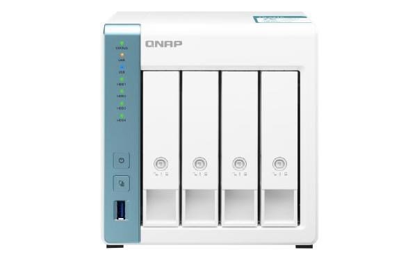 Qnap TS-431K 4-Bay TurboNAS,Alpine Al-214 Arm V7 Quad-Core 1.7GHz Cpu, 1GB Ram, Sata 6Gb/s, 2X GbE Lan, 3 X Usb3.0, HDD Hot-Swappable 2YR WTY