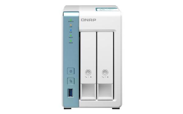 Qnap TS-231K 2-Bay TurboNAS, Alpine Al-214 Arm V7 Quad-Core 1.7Ghz Cpu, 1GB Ram, Sata 6Gb/s, 2X GbE Lan, 3 X Usb3.0, HDD Hot-Swappable, 2YR WTY