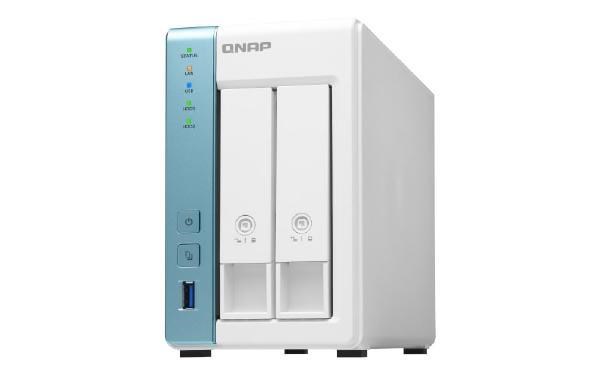 Qnap TS-231P3-4G 2-Bay Nas, Annapurna Labs Al314 Quad Core 1.7GHz, 4GB DDR3L Sodimm Ram (Max 8GB), Sata 6Gb/s,1 X 2.5GbE + 1 X GbE Lan, 3X Usb 3.2 Port, 2YR WTY