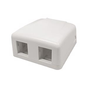 4Cabling Double Keystone Surface Mount Box