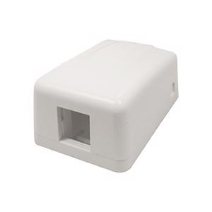 4Cabling Single Keystone Surface Mount Box