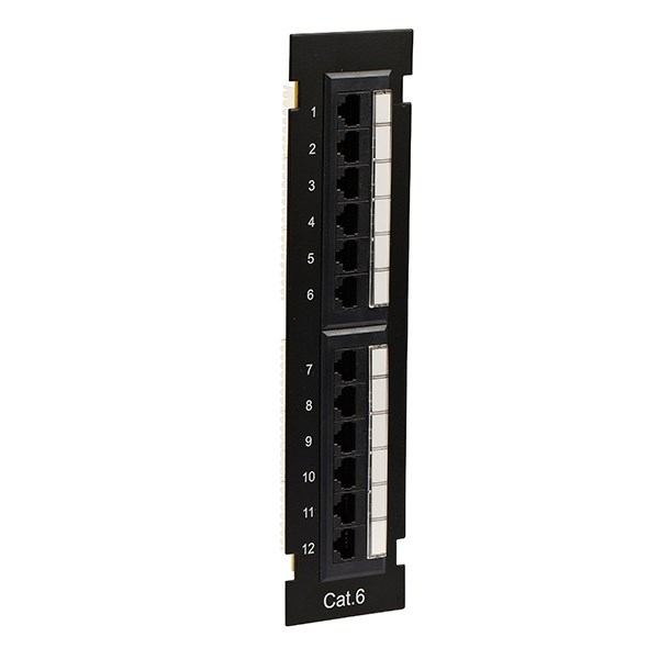 4Cabling 12 Port Cat 6 Wall Mount Patch Panel