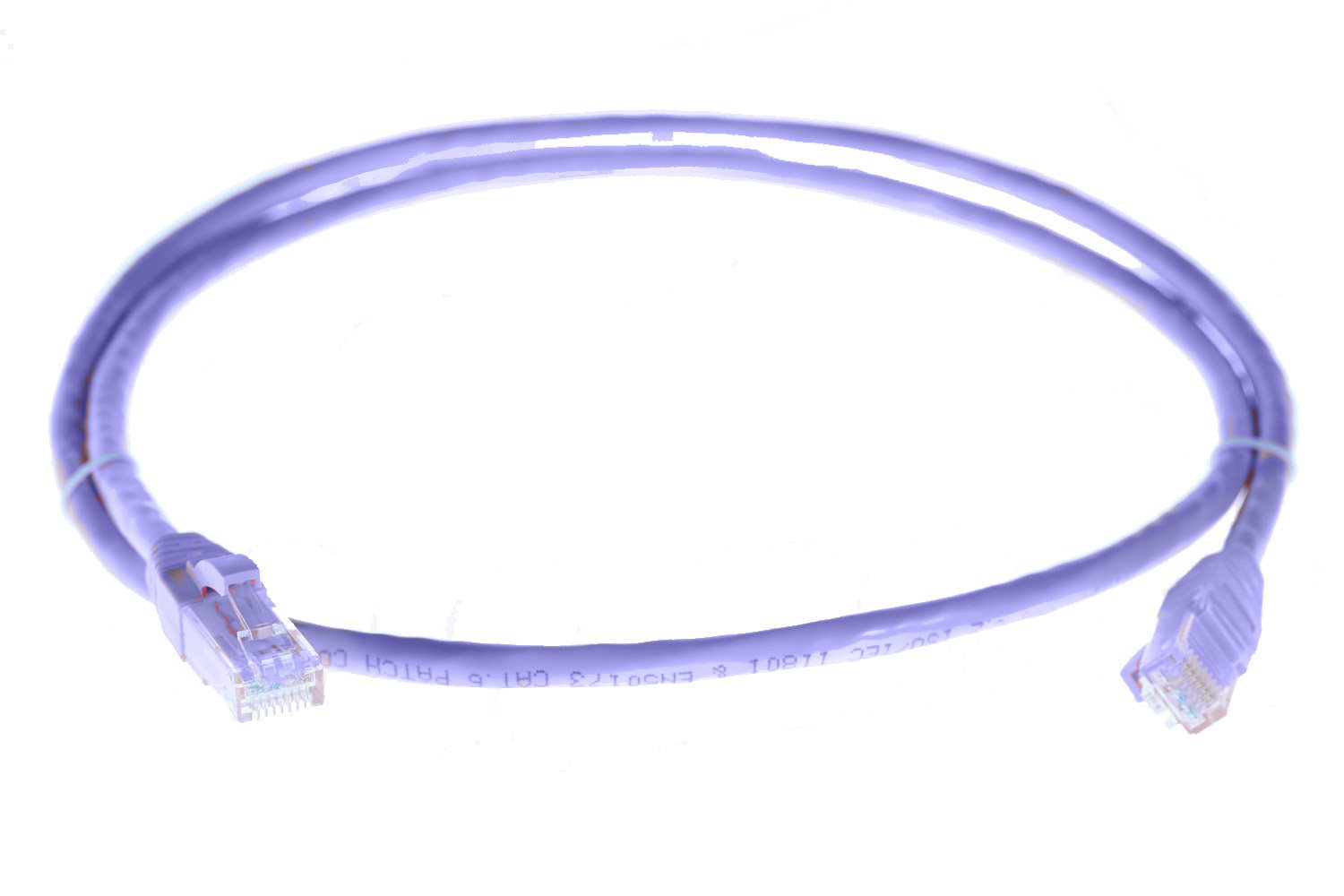 4Cabling 2M RJ45 Cat6 Ethernet Cable. Purple