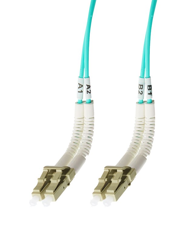 4Cabling 1.5M LC Flexi Boot - LC Flexi Boot Om4 Multimode Fibre Optic Duplex Patch Lead