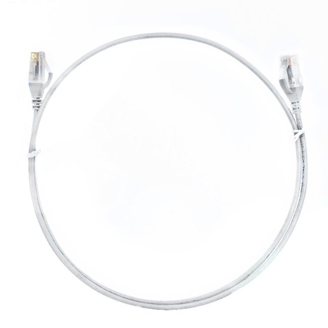 4Cabling 4M Cat 6 RJ45 RJ45 Ultra Thin LSZH Network Cable: White
