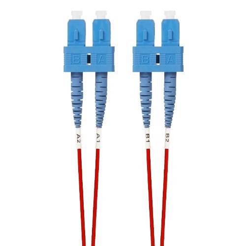 4Cabling 1.5M SC-SC Os1 / Os2 Singlemode Fibre Optic Cable: Red
