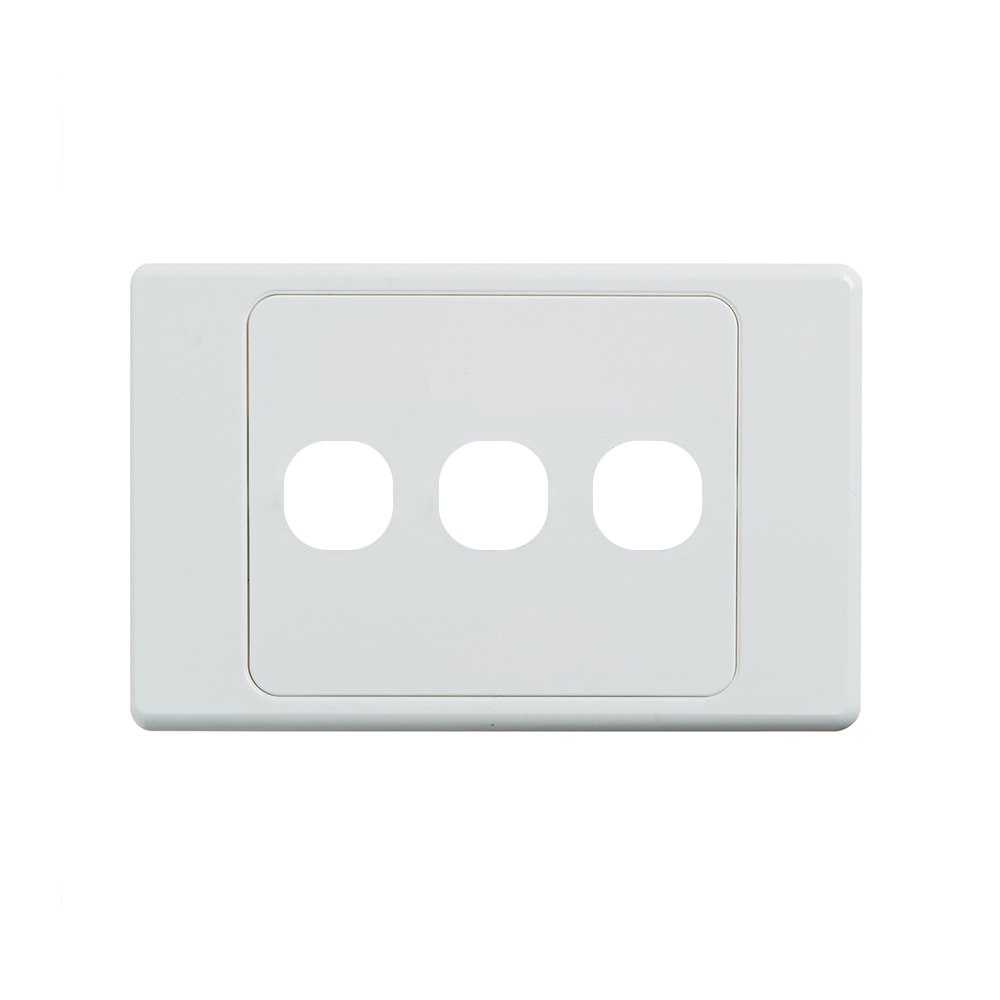 4Cabling 4C | Ultima 3 Gang Switch Cover - White