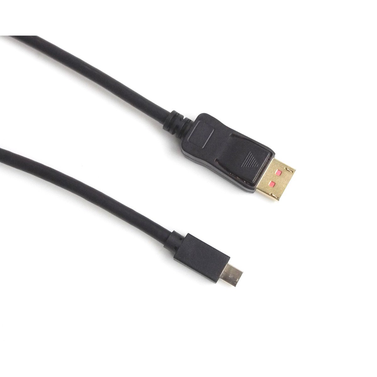 4Cabling 2M Mini DisplayPort Male To DisplayPort Male V1.4 Cable: Black