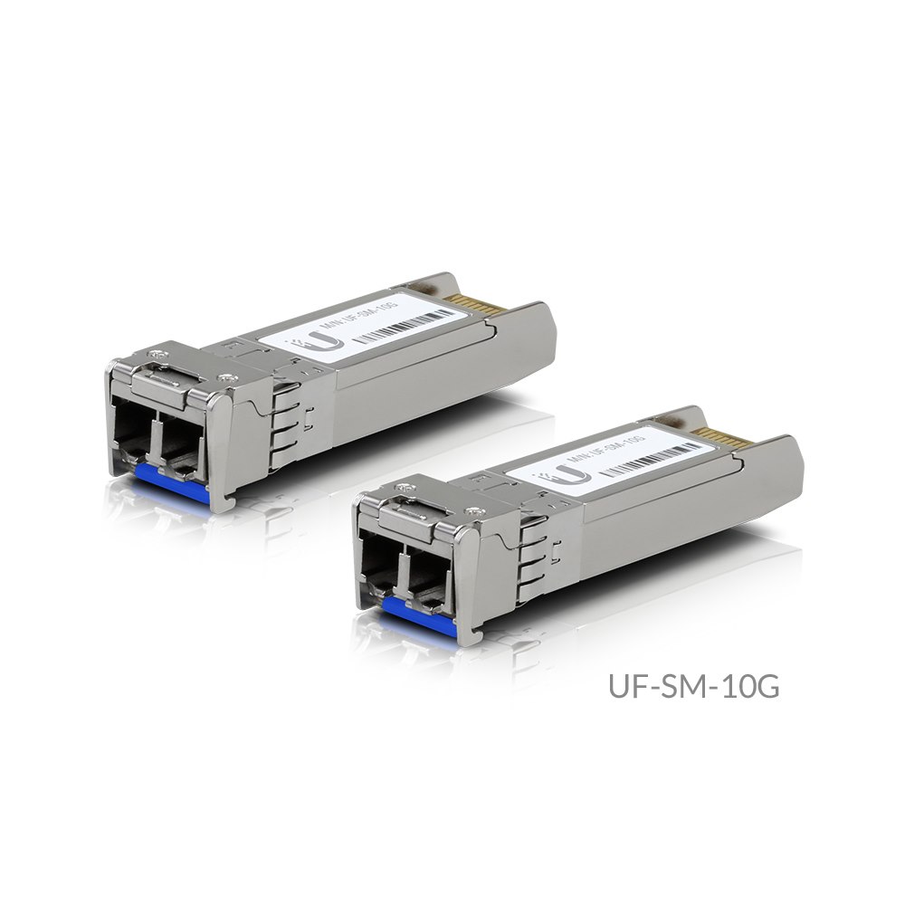 Ubiquiti Uacc-Om-Sm-10G-D-2 Single Mode Fibre SFP Module. Pack Of 2