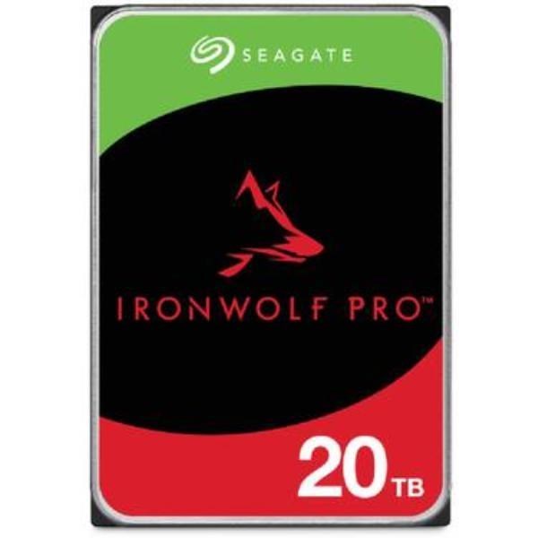 Seagate IronWolf Pro, Nas, 3.5" HDD, 20TB, Sata 6Gb/s, 7200RPM, 256MB Cache, 5 Years Or 2.5M Hours MTBF Warranty