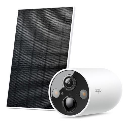 Tp-Link Tapo Kit Solar-Powered Security Camera Kit, 2K 4MP, Colour Night Vision, Ip66, 1YR