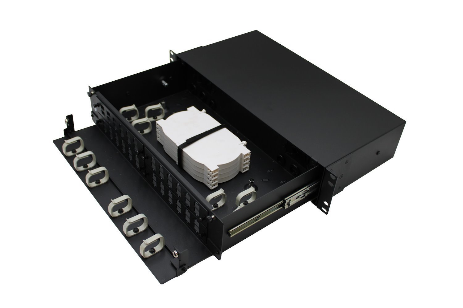 4Cabling 4C | 2Ru Fibre Optic Patch Panel | Rack Mount, Unloaded 48SC / 96LC Fobot