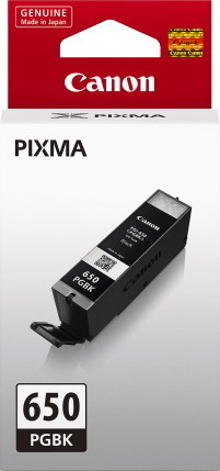 Canon PGI-650BK Original Inkjet Ink Cartridge - Pigment Black Pack