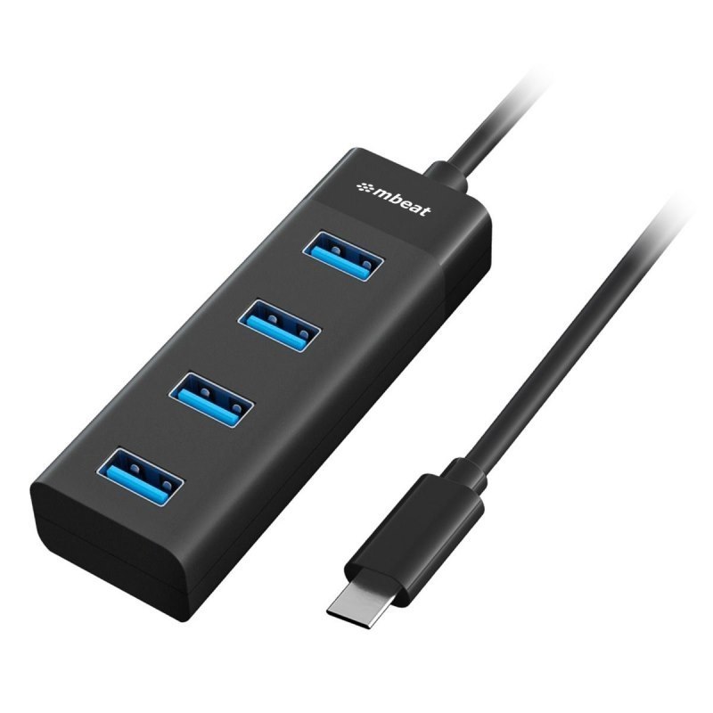 mBeat MBT Uhb Usb-C-Hub-4P-Black