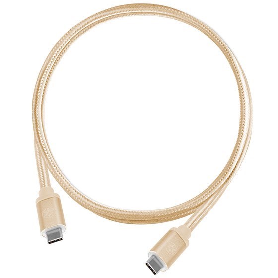 SilverStone Sil Cab Usb-Typec-M-Typec-M-1M-Gold