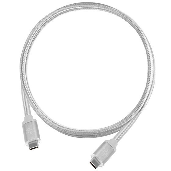 SilverStone Sil Cab Usb-Typec-M-Typec-M-1M-Silver