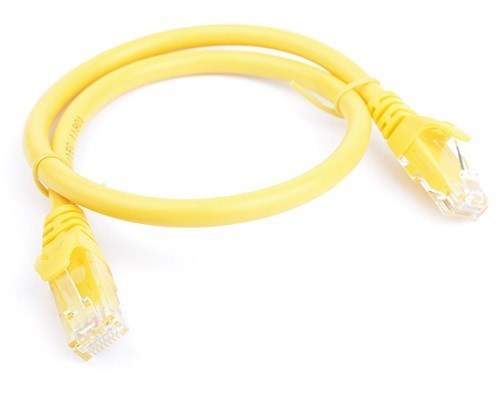 8Ware 8WR Cab Nw-Cat6a-0.25M-Snagless-Yellow