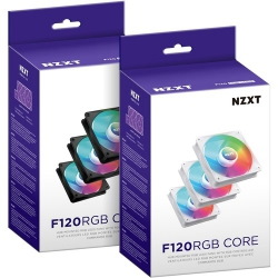 NZXT F120RGB 120MM RGB Fans - Triple Black