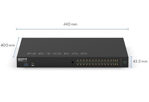 Netgear GSM4230PX Netgear Av Line M4250-26G4XF-PoE+ 24x1G PoE+ 480W 2x1G And 4xSFP Managed Switch