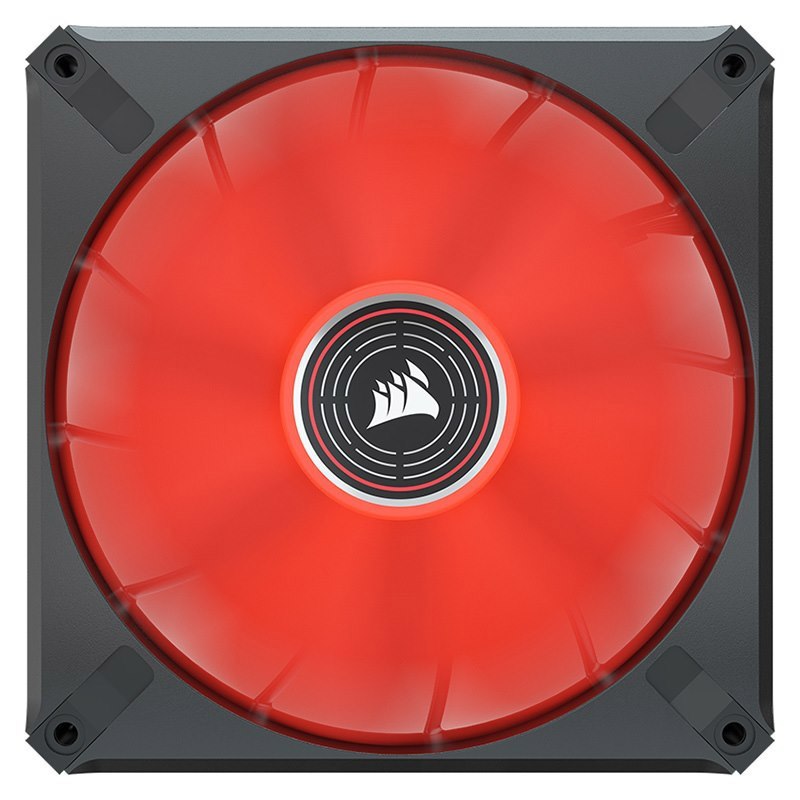 Corsair Cor Fan 140Mm-Ml140-Elite-Led-Red