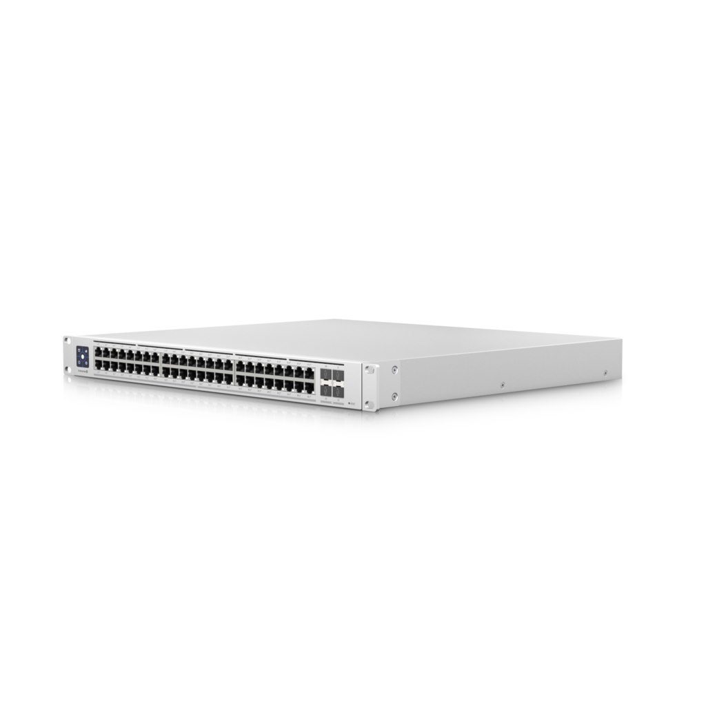 Ubiquiti Unifi Switch Enterprise 48 Poe, 48 X 2.5 GbE Poe+ RJ45, 4X 10G SFP+,720W, Layer 3