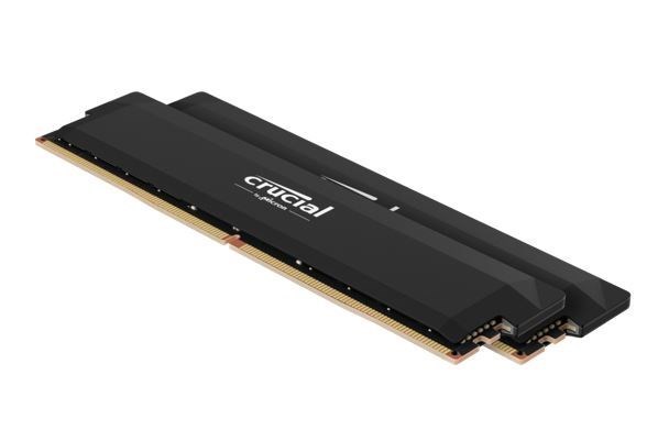 Crucial Pro 64GB (2x32GB) DDR5 Udimm 6400MHz CL40 Black Heat Spreader Support Intel XMP Amd Ryzen Desktop PC Gaming Memory