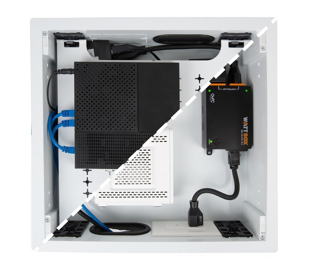 WattBox® 150 Series IP Power Controller (Ultra Compact) | 1 Controlled Bank, 2 Outlets (Wi-Fi or Wired)