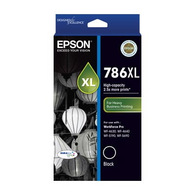 Epson DURABrite Ultra 786XL Original High Yield Inkjet Ink Cartridge - Black Pack