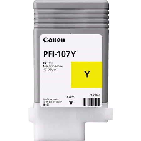 Canon PFI-107Y Original Inkjet Ink Cartridge - Yellow Pack