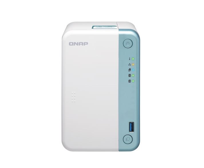 Qnap TS-251D-4G Nas Tower Dual Core 2GHZ Celeron Processor 2 X Sata6 HDD Max 4GB DDR3L Ram