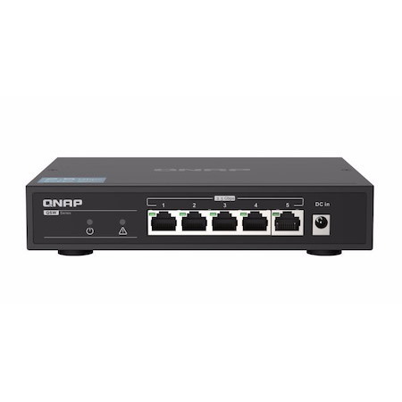 Qnap QSW-1105-5T 5 Port 2.5GBPS Auto Negotiation Unmanagened Switch