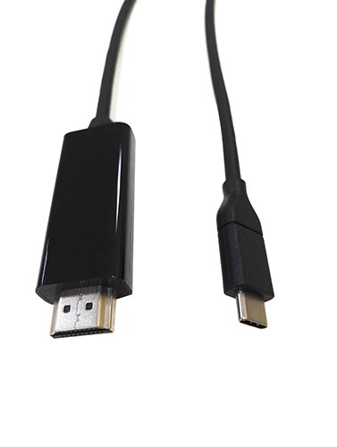 8Ware 8WR Cab Usb-Type-C-Hdmi-M/M-Black-2M