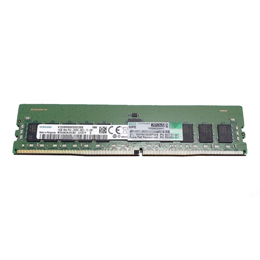 HPE SmartMemory RAM Module - 16 GB (1 x 16GB) - DDR4-2666/PC4-21300 DDR4 SDRAM - 2666 MHz - CL19 - 1.20 V