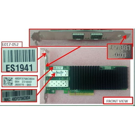 HPE 25Gigabit Ethernet Card - 25GBase-X, 10GBase-X