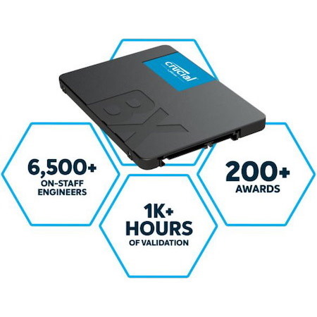 Crucial BX500 2 TB Solid State Drive - 2.5" Internal - SATA (SATA/600)