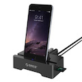 Orico 3 Port Usb2.0 Docking Station Of Cellphone And Pad For SD & TF With 1M Usb3.0