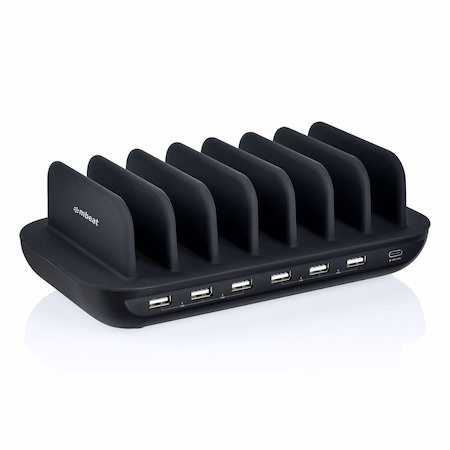 Mbeat® Gorilla Power 60W 7 Port Usb-C & Usb Charging Station