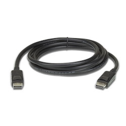 Aten 3M DisplayPort Cable, Supports Up To 8K (7680 X 4320 @ 60Hz), DP 1.4, High Bit Rate 3 (HBR3) Bandwidth Of 32.4 GBPS