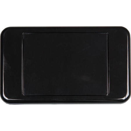 Digitek Blank Australian Style Wall Plate Black