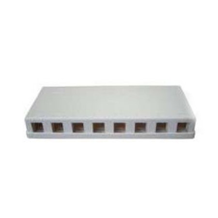 4Cabling 8 Port Keystone Surface Mount Box