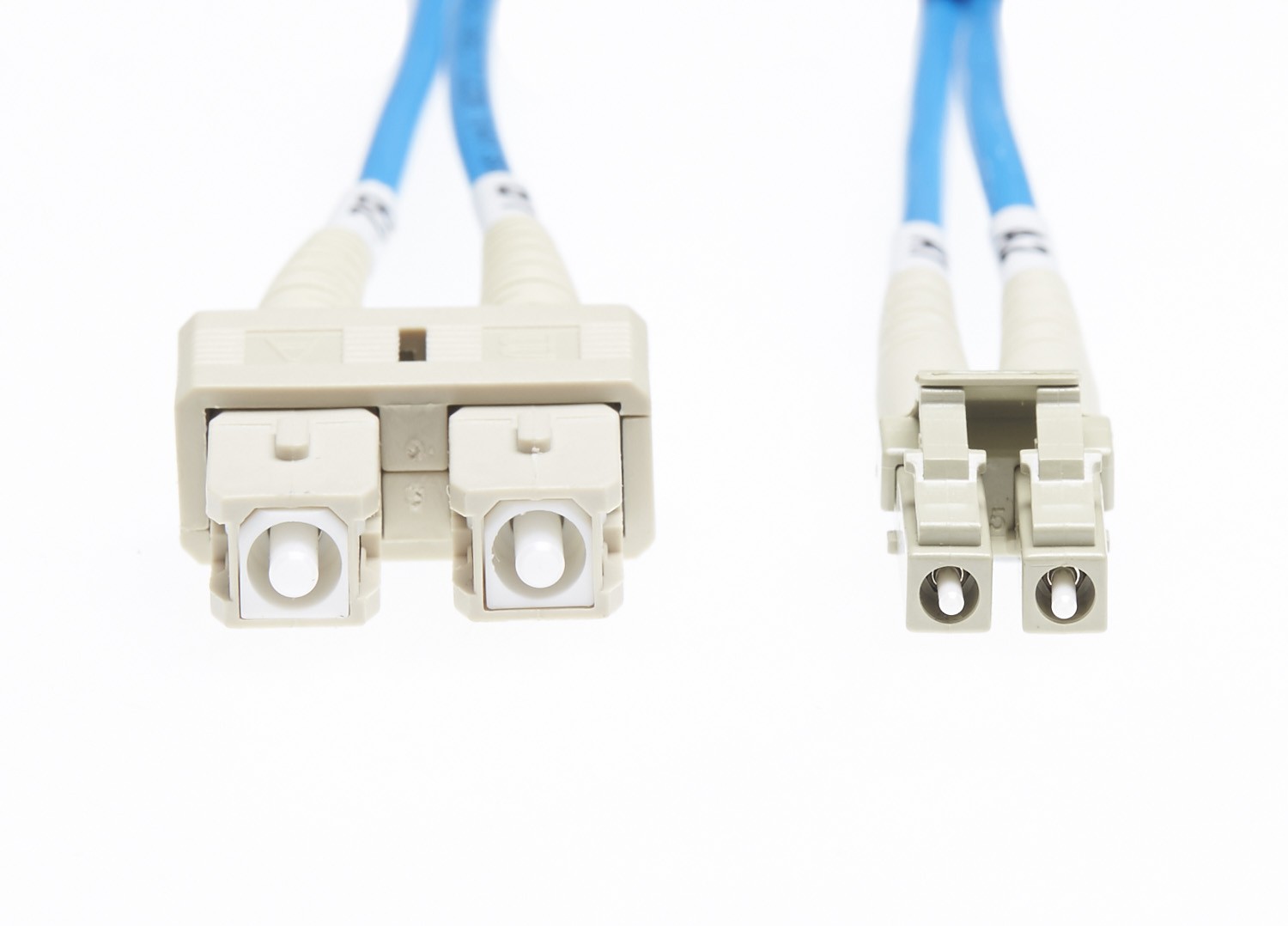 4Cabling 5M LC-SC Om4 Multimode Fibre Optic Cable: Blue