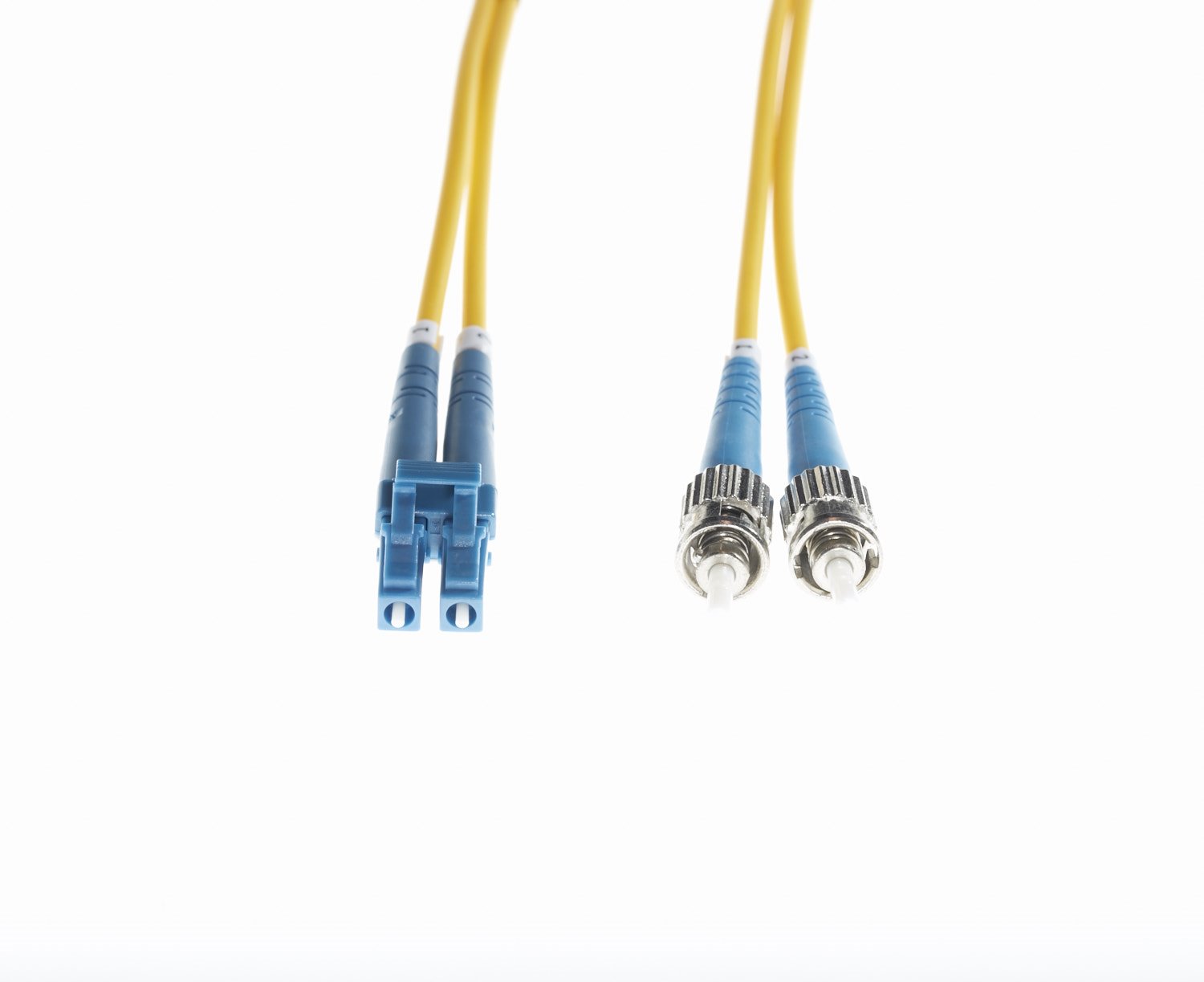 4Cabling 2M LC-ST Os1 / Os2 Singlemode Fibre Optic Cable : Yellow
