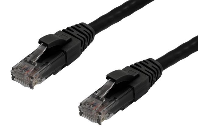 4Cabling 2M Cat6 RJ45-RJ45 Pack Of 50 Ethernet Network Cable. Black