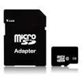 Team Group Memory Card microSDHC 8GB, Class 10, 14MB/s Write*, With SD Adapter, Lifetime Warranty